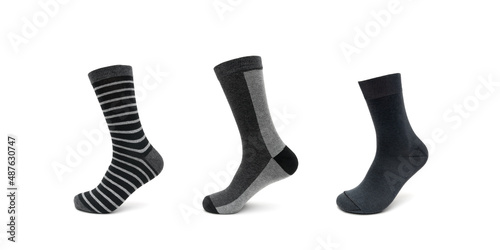 leg socks isolated on white background