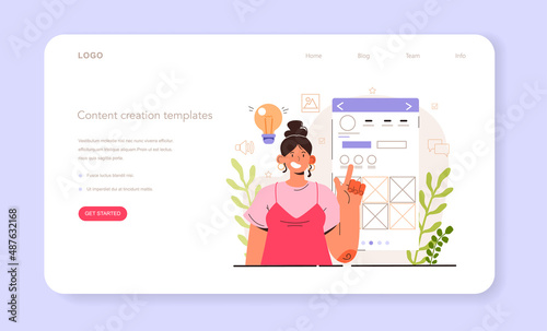 Content creation templates. Content strategy development. Social media photo