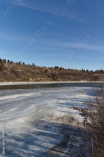 The North Saskatchewan River in Winter 