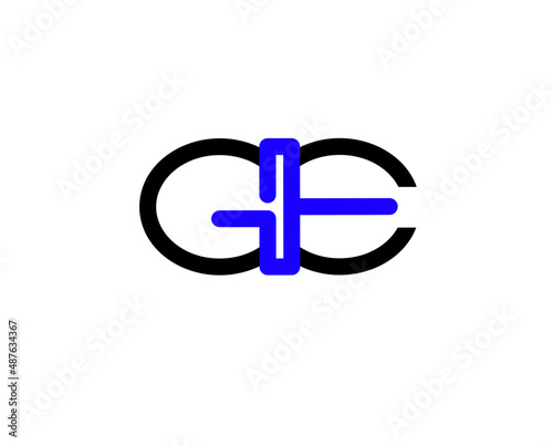 ge eg g e initial letter logo