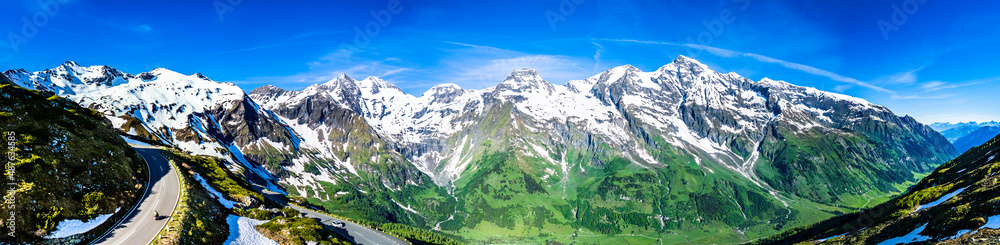 landscape at the Grossglockner Mountain in Austria landscape at the Grossglockner Mountain in Austria