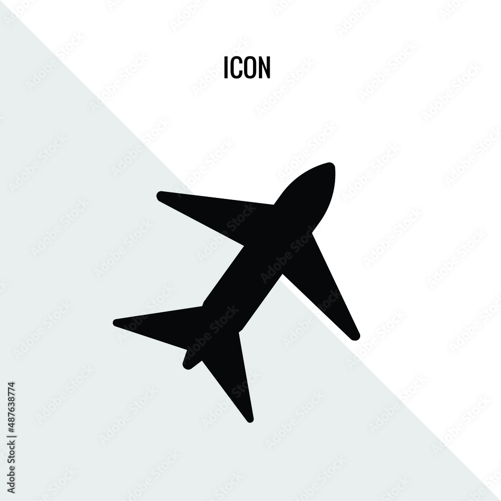 Aeroplan vector icon illustration sign Aeroplan vector icon illustration sign