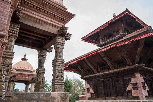 Kathmandu,Nepal- April 20,2019 : Patan Durbar Square is situated at the centre of Lalitpur city. Patan is one of the oldest know Buddhist City. It is a center of both Hinduism and Buddhism. photo