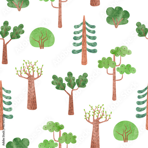 Seamless pattern with carto...