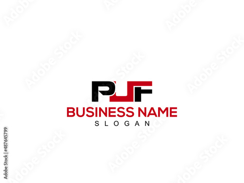 Initial PUF Logo Letter Vector Icon, Letter PU logo image design for brand or business