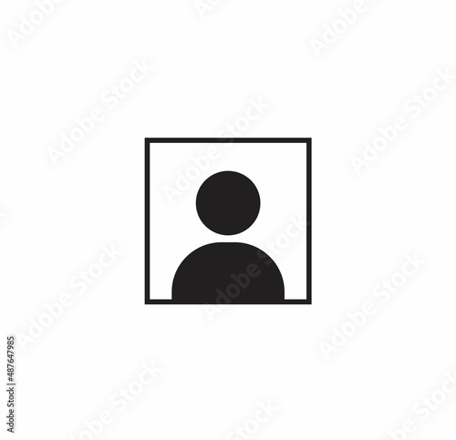 User Profile Group Set Icon Symbol. People avatar Sign Vector Illustration. Editable stroke