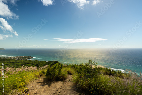 view of the sea from the beach