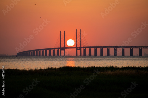 bridge at sunset