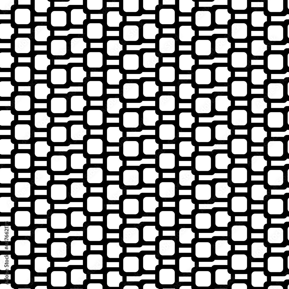 Abstract geometric black and white seamless pattern for web page, textures, card, poster, fabric, textile. Monochrome graphic repeating design. Modern minimalist stylish squared ornament Abstract geometric black and white seamless pattern for web page, textures, card, poster, fabric, textile. Monochrome graphic repeating design. Modern minimalist stylish squared ornament