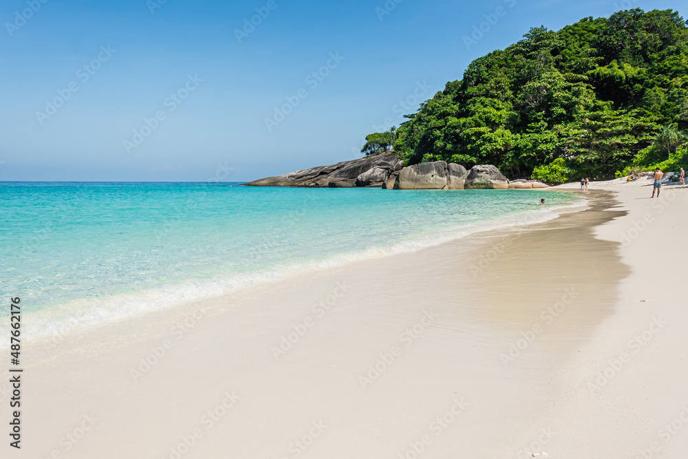 Beautiful beach and sea Koh Miang island No.4 in Mu Ko Similan National Park, Phang Nga, Thailand Beautiful beach and sea Koh Miang island No.4 in Mu Ko Similan National Park, Phang Nga, Thailand