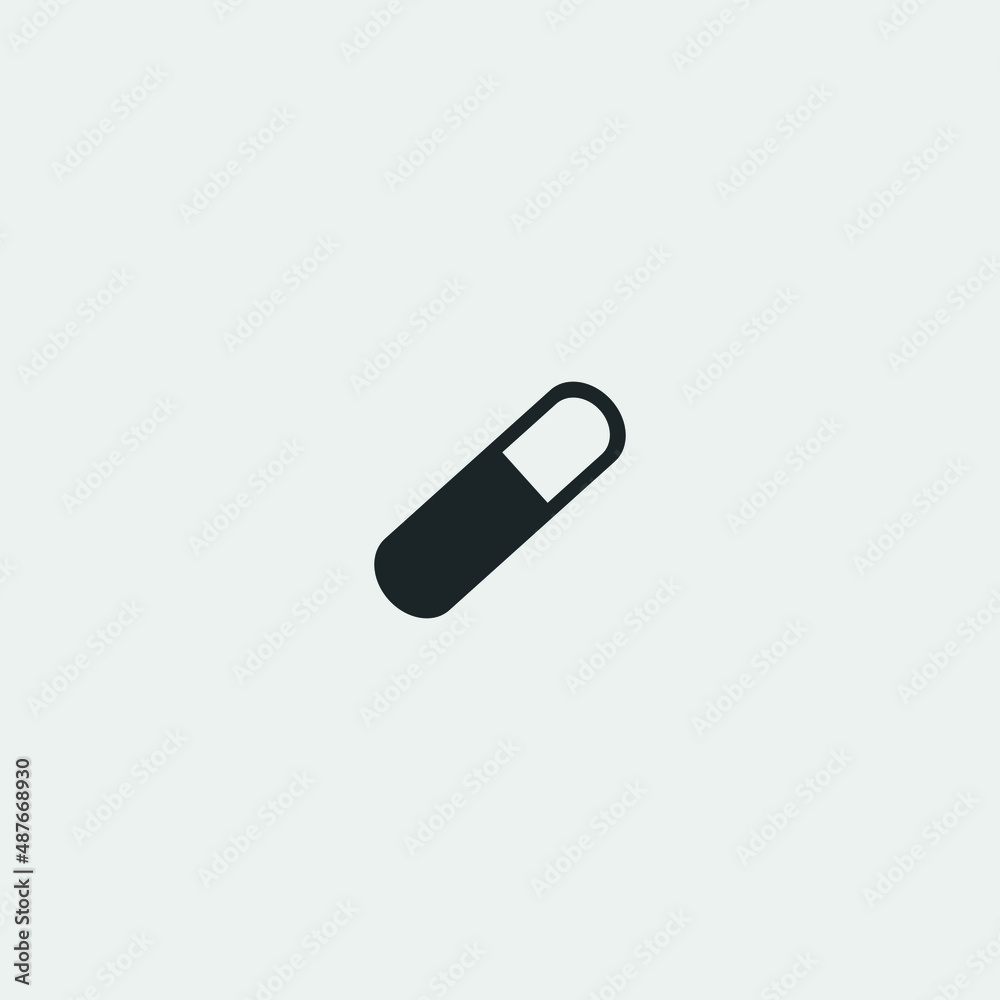 pill vector icon illustration sign pill vector icon illustration sign