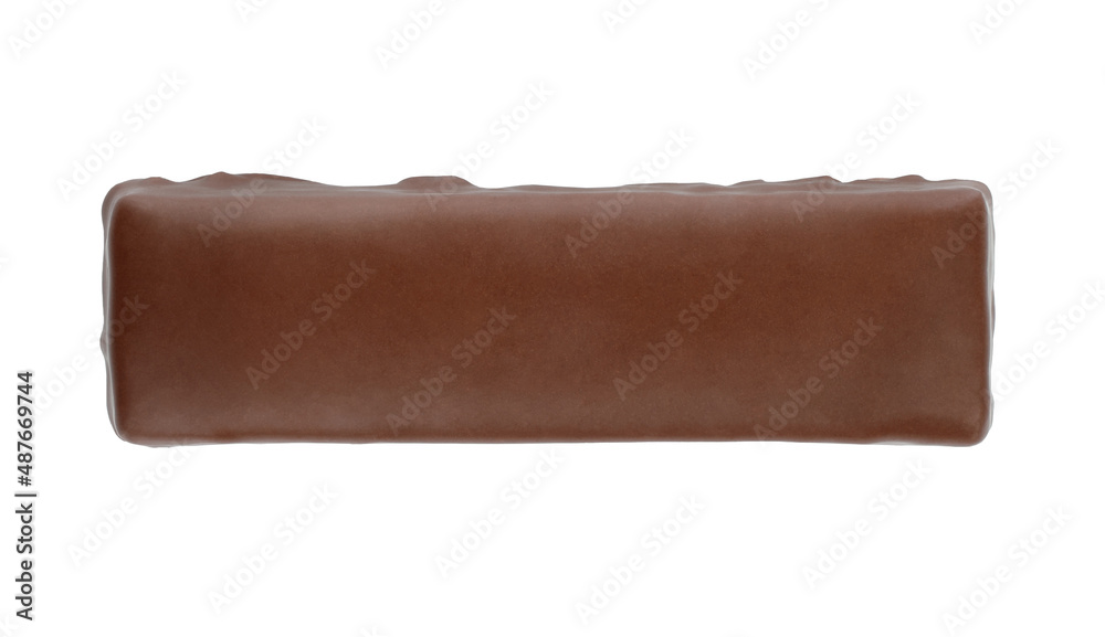 Chocolate bar top view isolated on white background Chocolate bar top view isolated on white background