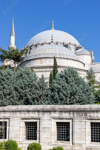 Suleymaniye Mosque in city of Istanbul, Turkey