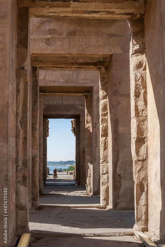 Doppeltempel von Kom Ombo, Detail, Ägypten
