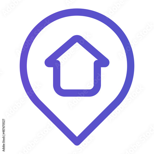 address gradient icon