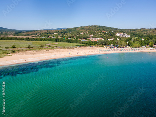 Aerial view of The Driver Beach near resort of Dyuni  Bulgaria