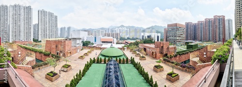 View of Sha Tin from an Open Public Roof Area, HK © Carson Liu
