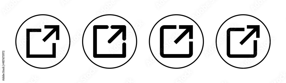External link icons set. link sign and symbol. hyperlink symbol External link icons set. link sign and symbol. hyperlink symbol