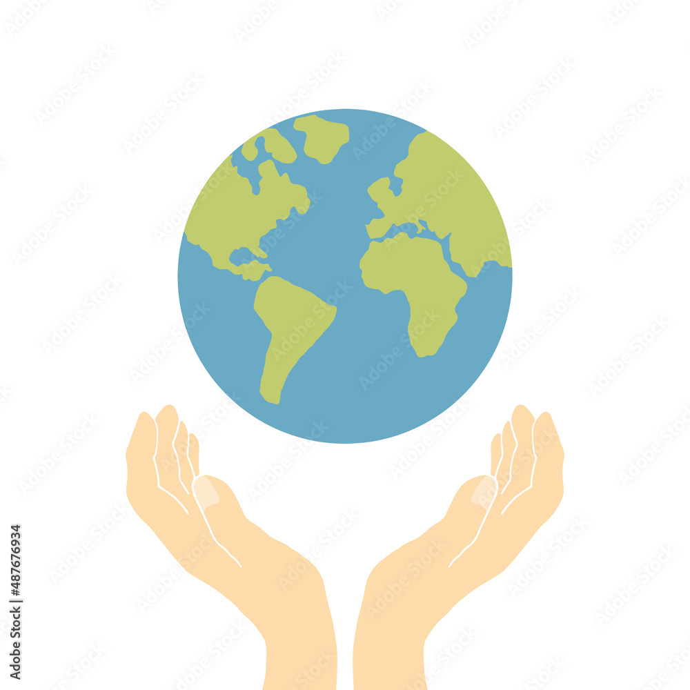 Earth Day celebration greeting card, Happy Earth Day lettering. Vector illustration Earth Day celebration greeting card, Happy Earth Day lettering. Vector illustration