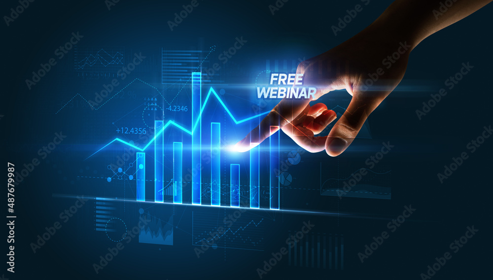 Hand touching business concept Hand touching business concept