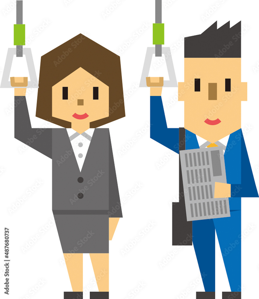 Obraz premium 通勤電車