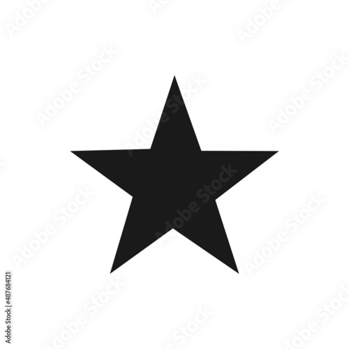 Star Icon Symbol Sign Vector. Star Vector Black.