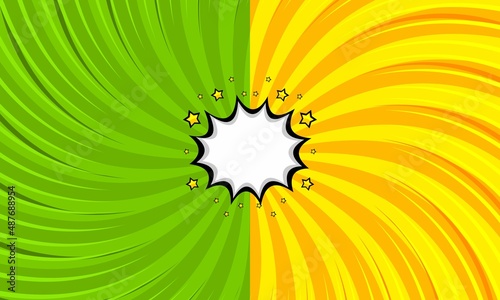 Comic versus fight background template