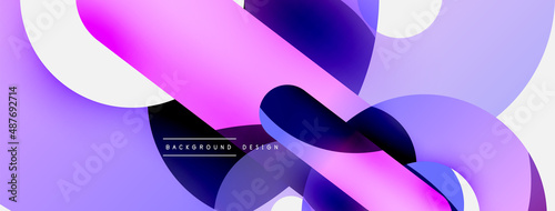 Circle abstract background. Vector illustration for wallpaper banner background card or landing page