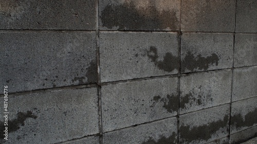 Wet concrete