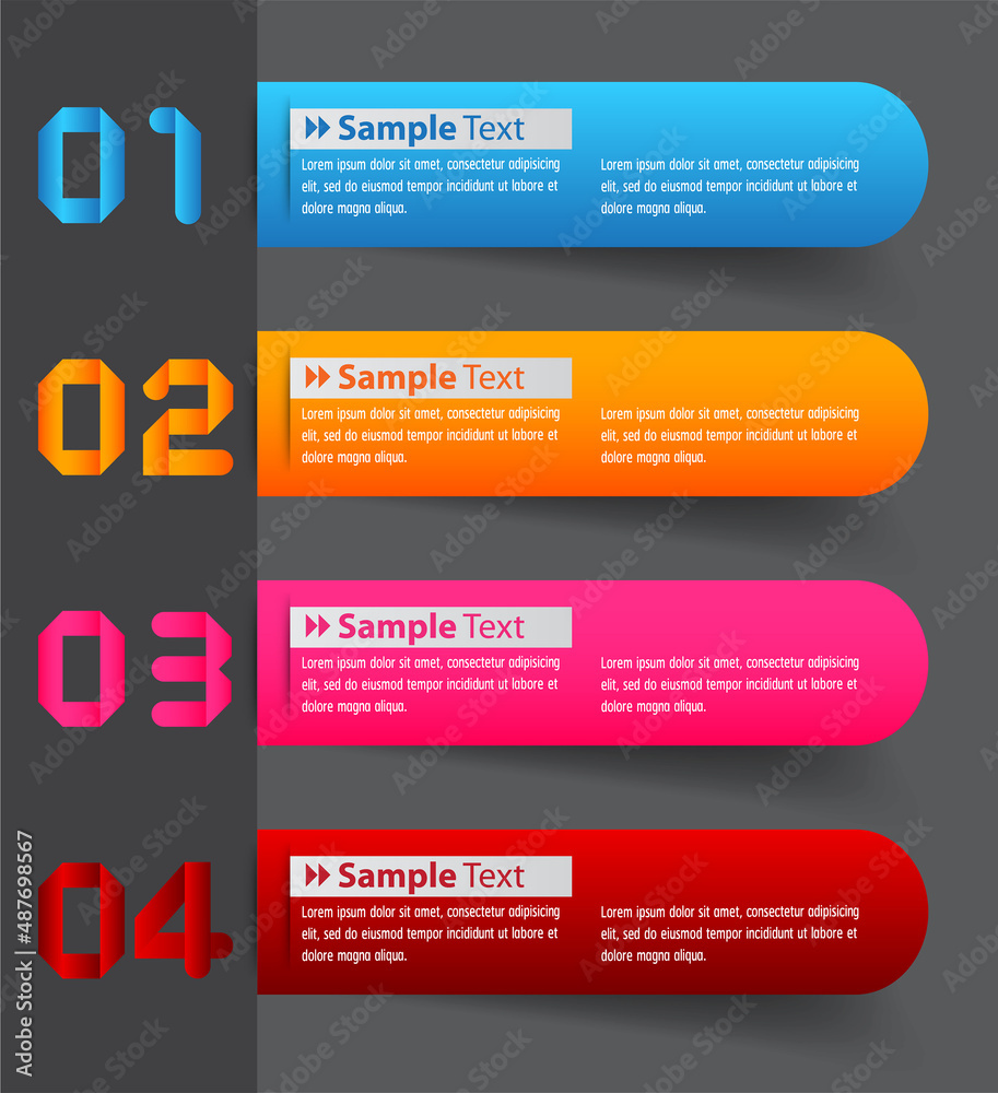 modern text box template, infographics banner modern text box template, infographics banner