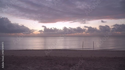 Cloudy Skies At The Beach