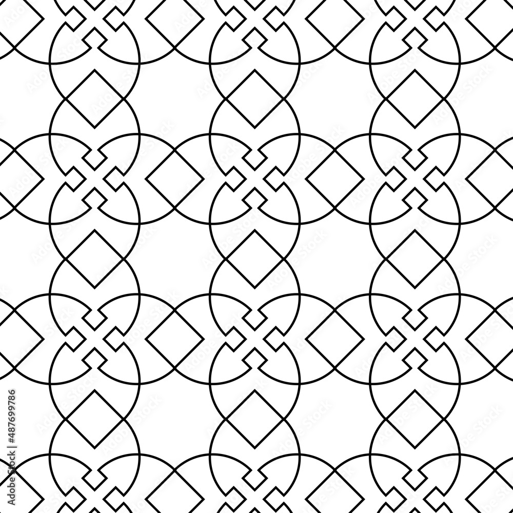 Naklejka premium Graphic geometric pattern for your design and background