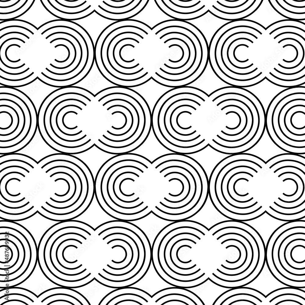 Fototapeta premium Graphic geometric pattern for your design and background