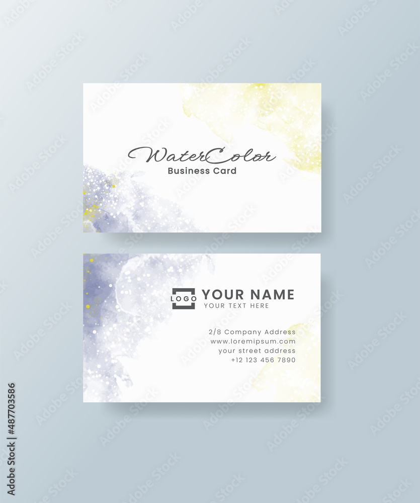 Wedding invitation with abstract watercolor background Wedding invitation with abstract watercolor background