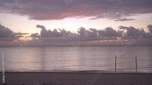Multiple Color Skies At The Beach