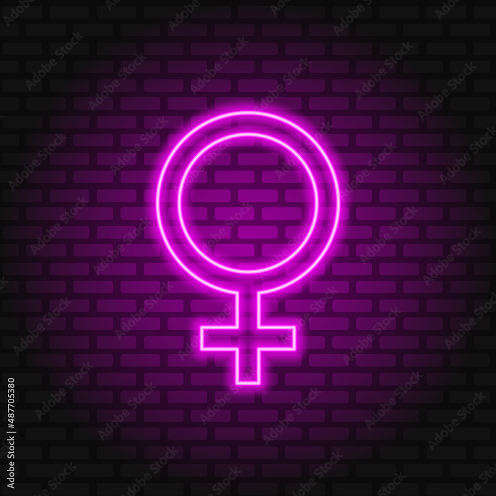 Obraz premium Woman sign. Origami design template. International Women's Day poster. Eps10 vector illustration with place for your text.