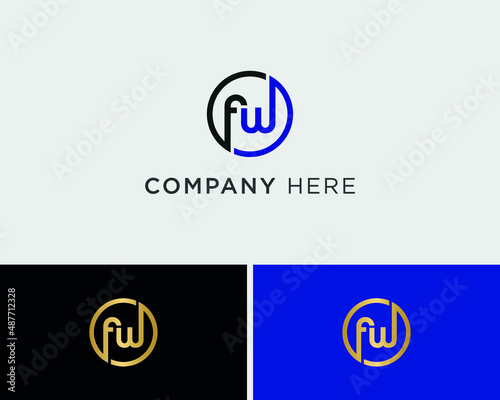 FW Letter Logo Design