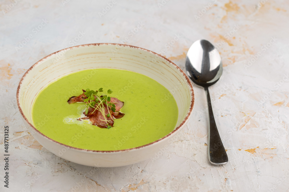cream soup with bread cream soup with bread