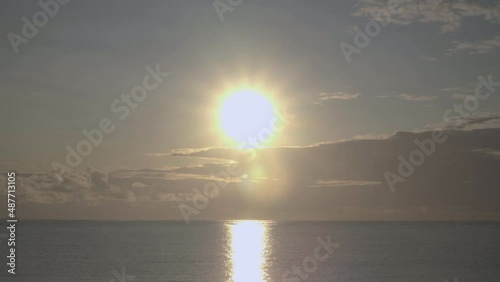 Sun Shining Bright On The Sea