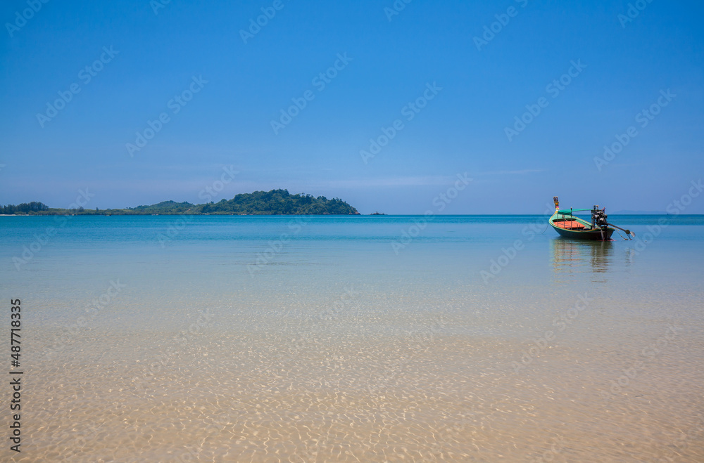 Payarm Island beach in Ranong Province, Southern Thailand