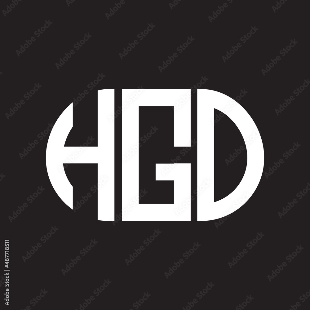HGO letter logo design on black background. HGO creative initials letter logo concept. HGO letter design. HGO letter logo design on black background. HGO creative initials letter logo concept. HGO letter design.