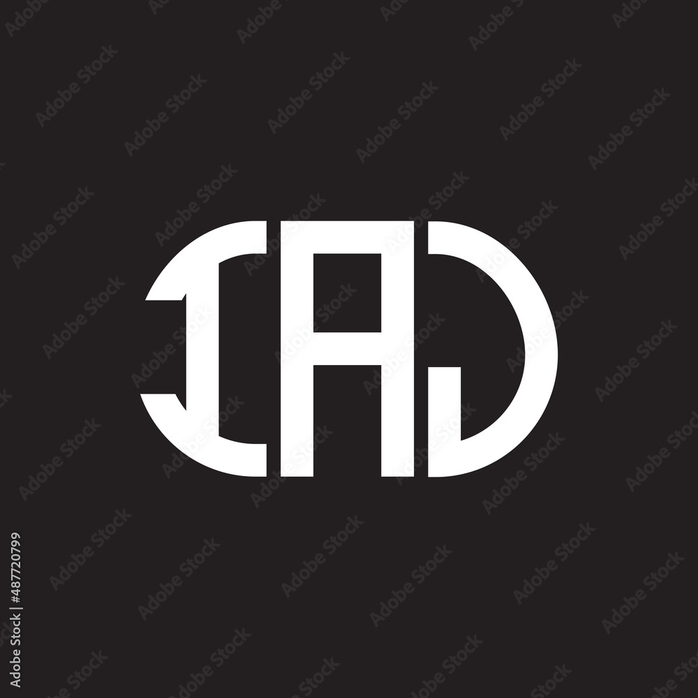 IAJ letter logo design on black background. IAJ creative initials letter logo concept. IAJ letter design. IAJ letter logo design on black background. IAJ creative initials letter logo concept. IAJ letter design.