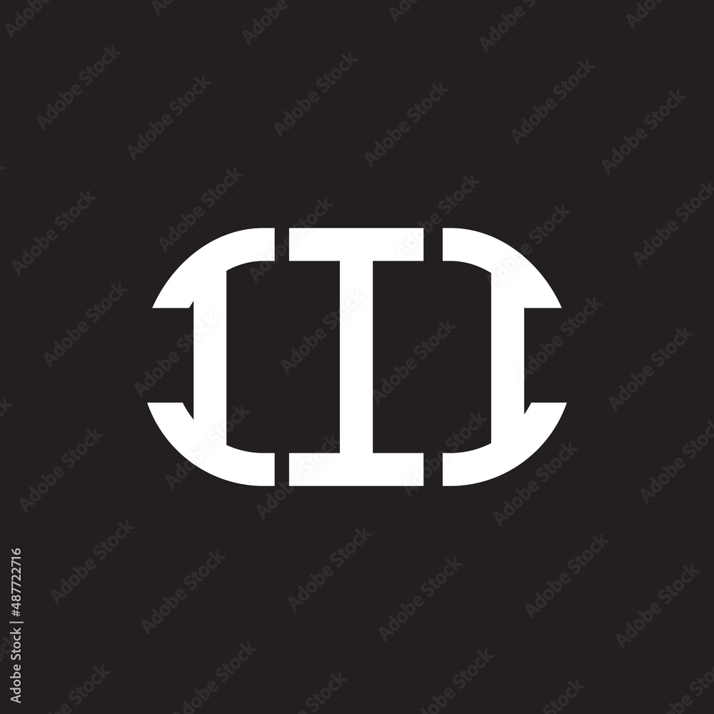 III letter logo design on black background. III creative initials letter logo concept. III letter design. III letter logo design on black background. III creative initials letter logo concept. III letter design.