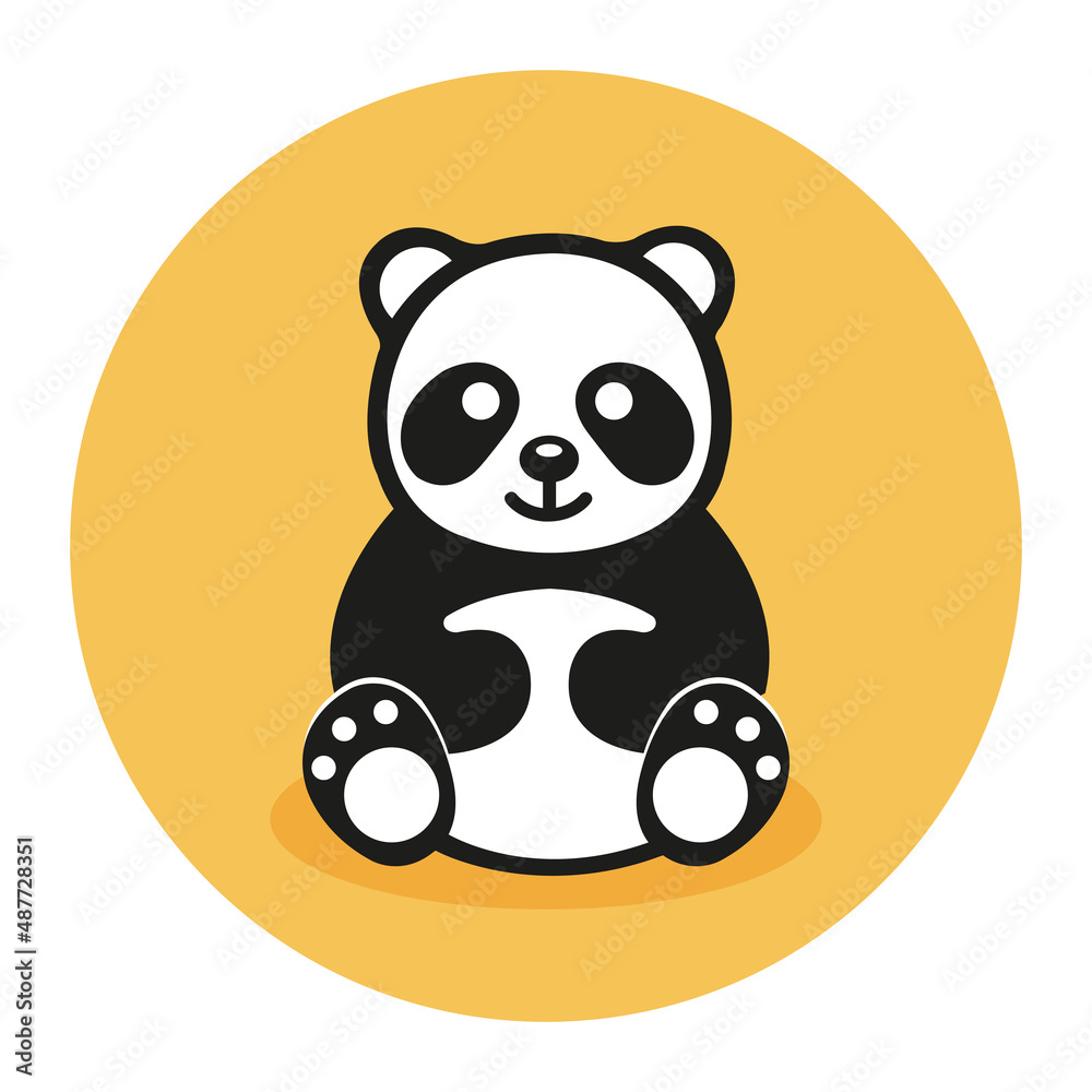 Panda. Vector image. Panda. Vector image.