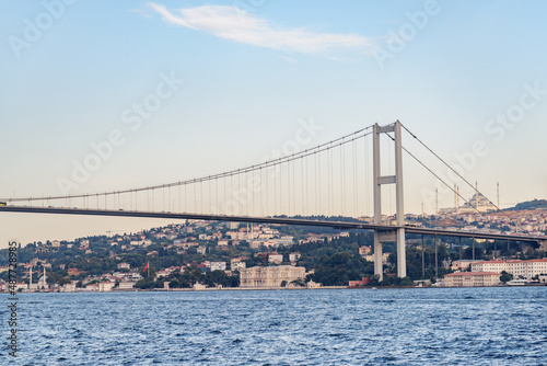 Awesome view of the Bosphorus Bridge in Istanbul, Turkey © efired