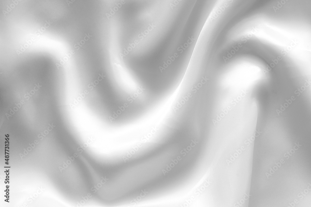 Obraz premium White satin cloth texture can be use as background