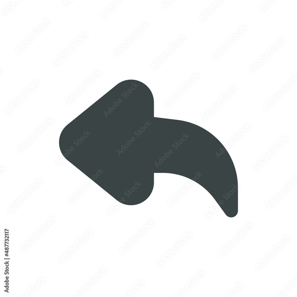 Back Button Interface Icon Illustration