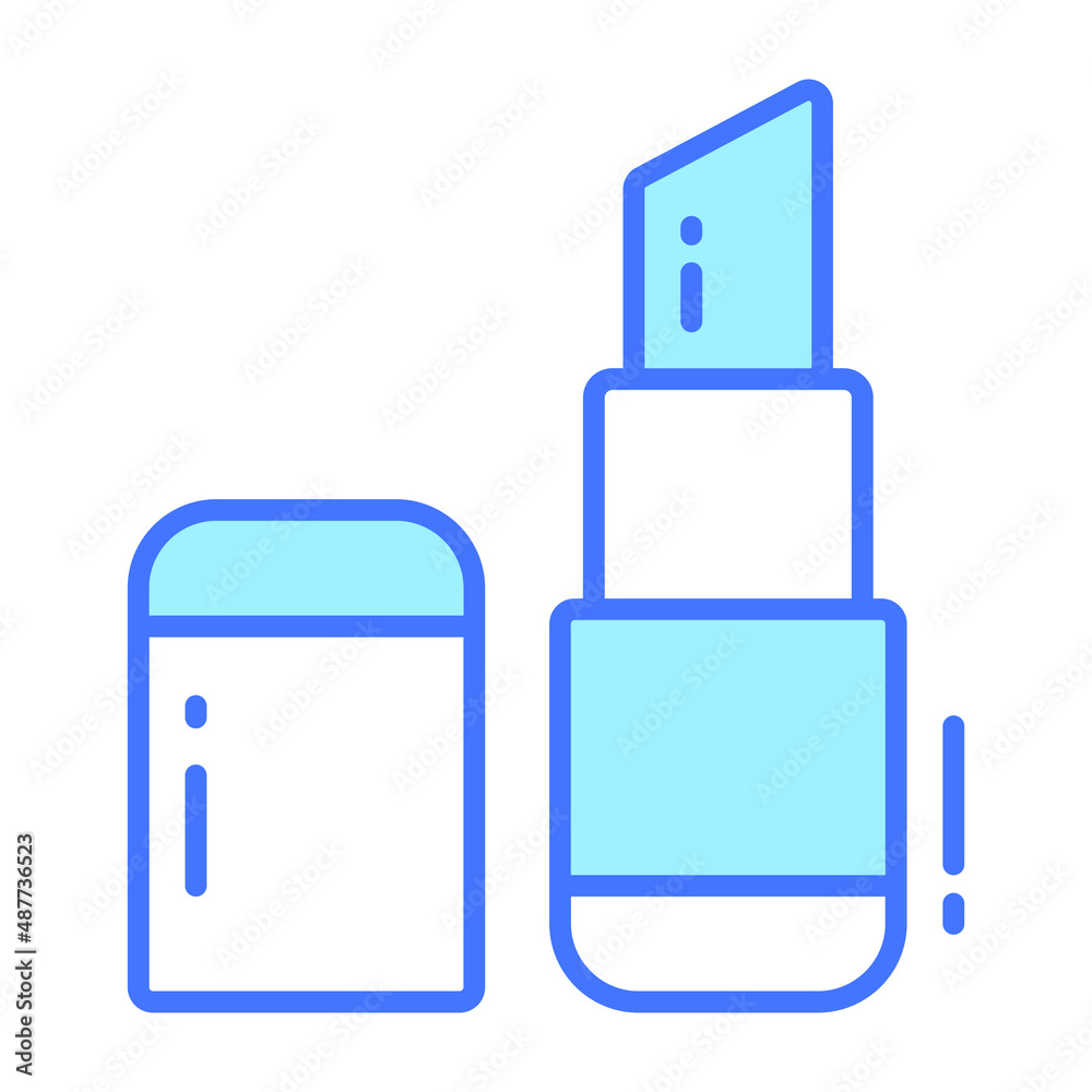 lipstick icon, trendy Style, Isolated on White Background, Stock vector illustrations. lipstick icon, trendy Style, Isolated on White Background, Stock vector illustrations.