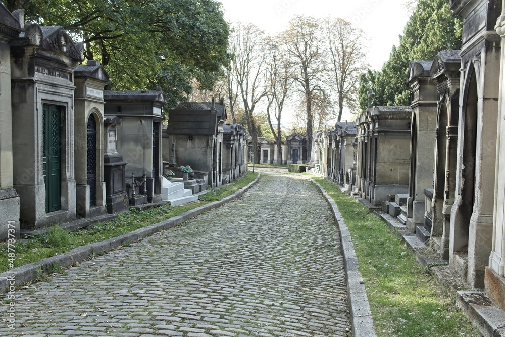 cemetery in the town