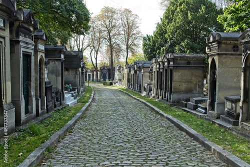 cemetery in the town